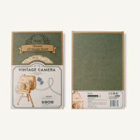 Vintage Kamera  3D Holzpuzzle TG403