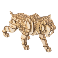 S&auml;belzahn Tiger  3D HolzpuzzleTG204