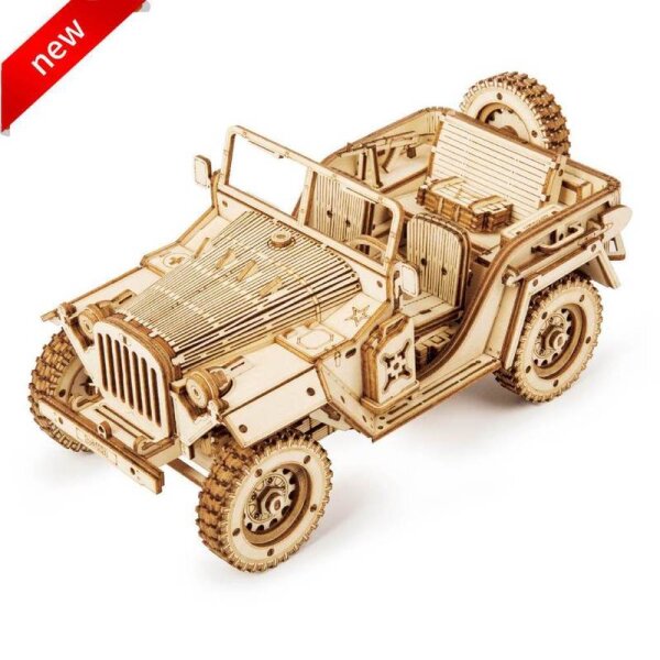 US ARMY JEEP 3D Holzpuzzle MC701