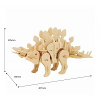 STEGOSAURUS SOUND GESTEUERT  3D Holzpuzzle