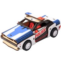 Polizei Auto 3D Holzpuzzle HL302